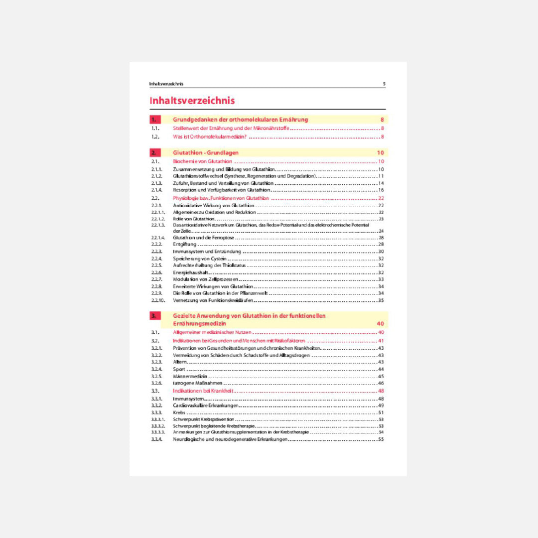 Zellschutz - Entgiftung - Prävention - Die gesundheitliche Bedeutung von Glutathion